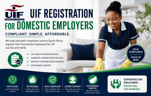 UIF registration for domestic employers in South Africa with professional domestic worker