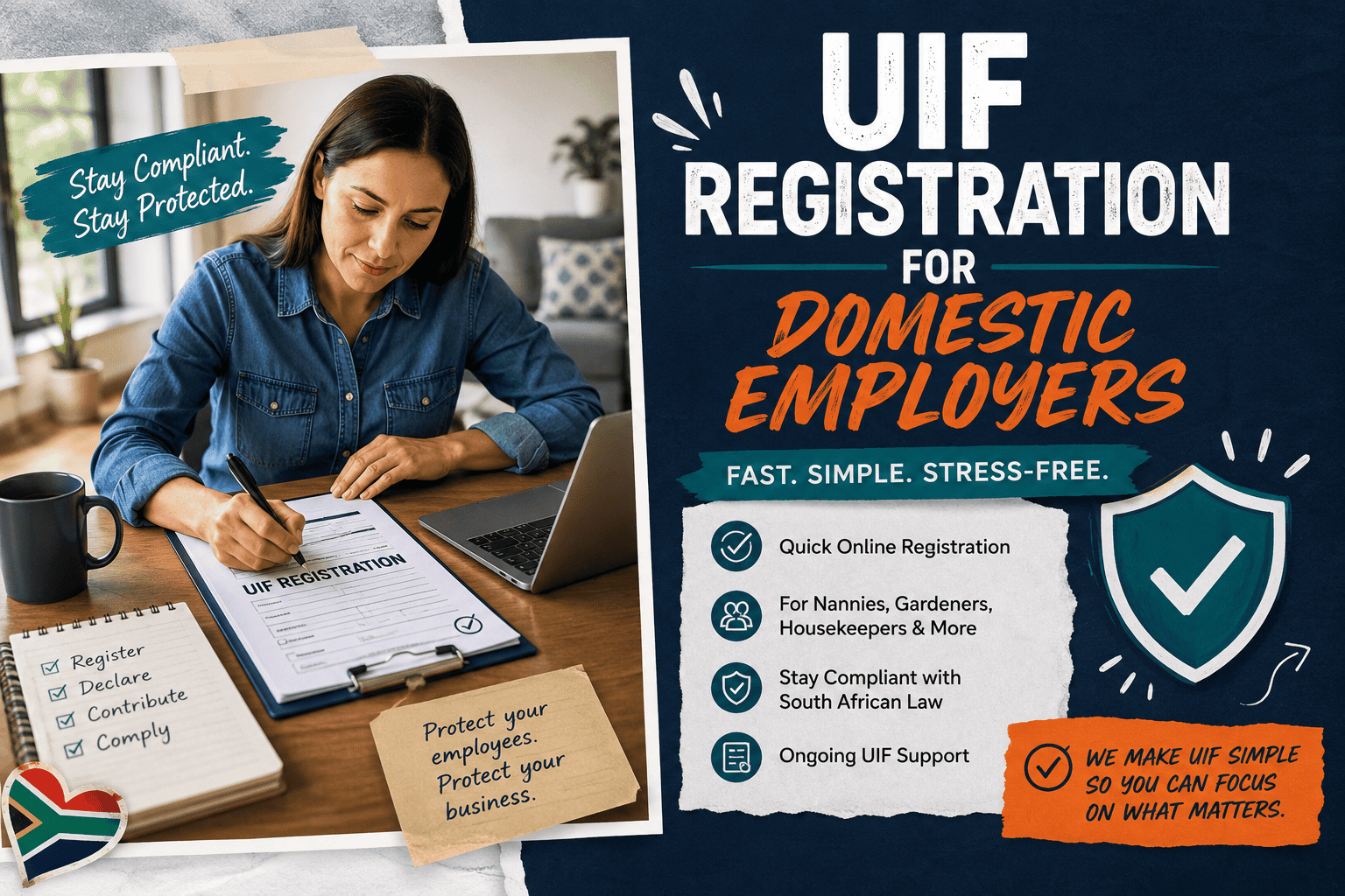 UIF compliance checklist for domestic employers