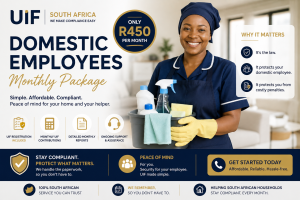 Domestic Employees UIF Monthly Package South Africa