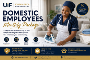 UIF Domestic Employees Monthly Compliance Service South Africa