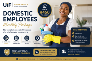 UIF Domestic Employees Monthly Package South Africa